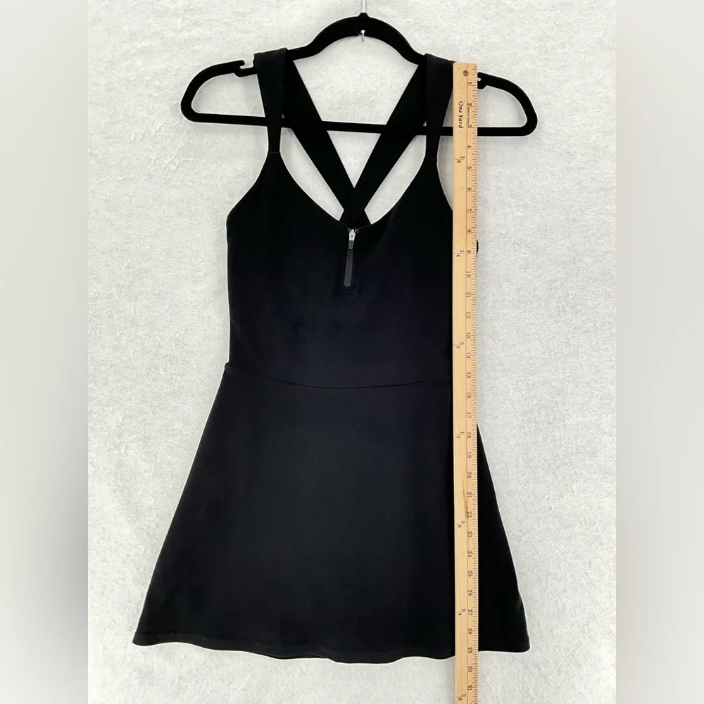 Alo Yoga Women's Alosoft Showcase Stretch Jersey Dress -‎ Black Small